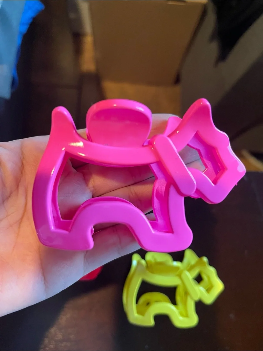 Colorful Dog-Shaped Hair Clip Set
